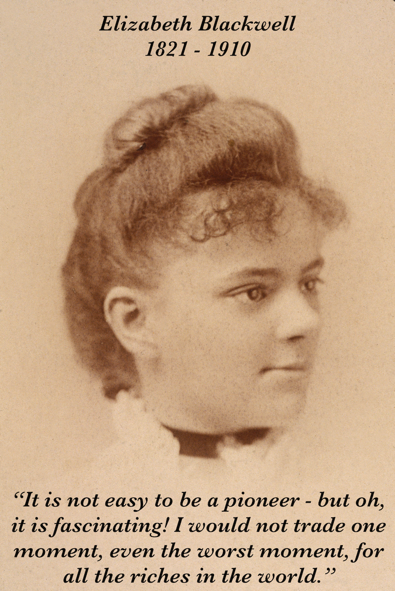 Elizabeth Blackwell, with text